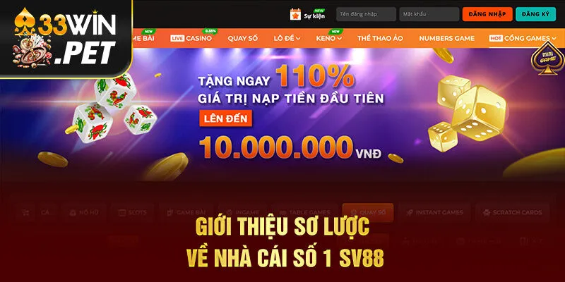 Giới thiệu sơ lược về nhà cái số 1 SV88