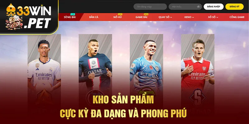 Kho sản phẩm cực kỳ đa dạng và phong phú